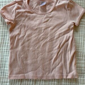 Hanna Andersson Pink Short Sleeve Tee